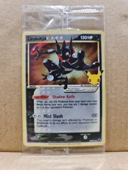Greninja Gold Star SWSH144 Celebrations Stamp English Promo Sealed Pokemon - Image 1