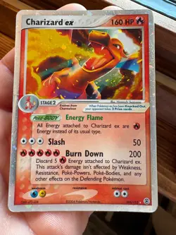 Pokemon Charizard EX Fire Red & Leaf Green Holo Rare 105/112 HP - Image 3