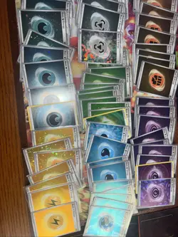 ALL HOLO Pokemon Energy Card Lot - 75 Cards , NM Lots Of Swirls - Image 5
