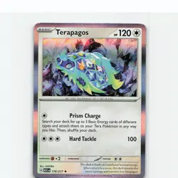 Terapagos 178/217 Rare Ascended Heroes Pokemon Holo Near Mint - Image 1