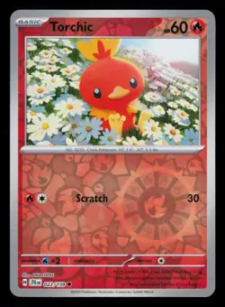Torchic 022/159 Common Journey Together Pokemon Reverse Holo Near Mint - Image 1