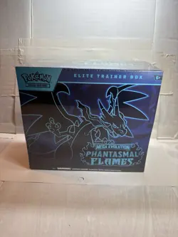 Pokemon Mega Evolution Phantasmal Flames Elite Trainer Box Factory Sealed ETB - Image 2