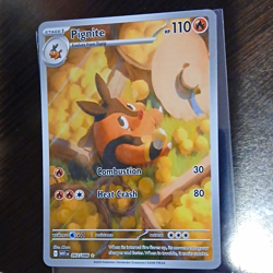 Pokemon TCG Pignite 097/086 Sv: White Flare Holo Illustration Rare Eng HP 110 - Image 1