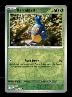 Karrablast 009/159 Common Journey Together Pokemon Reverse Holo Near Mint - Image 1