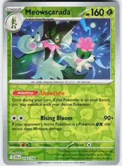 MEOWSCARADA REVERSE HOLO 018/159 JOURNEY TOGETHER NM / A89-18 - Image 1