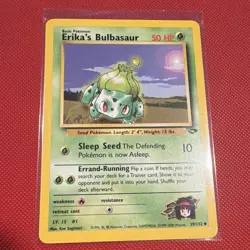 WotC Erika's Bulbasaur 39/132 Gym Challenge Regular Common 50 HP English 2000 - Image 1