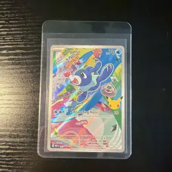 Popplio 045 Holo Promo ME: Mega Evolution Promo Pokemon Near Mint - Image 1