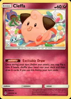 Cleffa 131/214 UC Unbroken Bonds Pokemon NM/M - Image 1