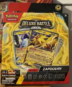 Pokemon TCG: Zapdos ex - Deluxe Battle Deck - Brand New Sealed - Image 1