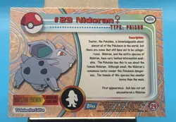 Nidoran #29 1999 Topps Pokemon TV Animation Edition Series 1 Blue Logo LP - Image 2
