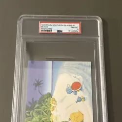 Pokemon TCG: 1999 Southern Islands Postcard Beach PSA 8 Japanese - Image 3