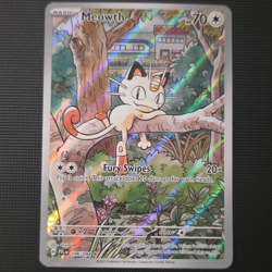 The Pokemon Company Pokemon TCG Meowth 106/094 Me02 Holo Illustration Rare 70 HP - Image 1