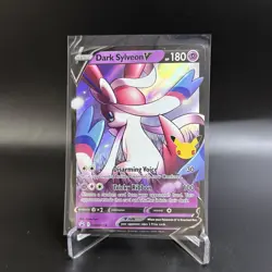 2021 Pokemon SWSH Black Star Promos Dark Sylveon V SWSH134 Full Art - Image 1