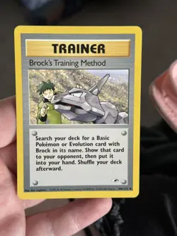 Pokemon TCG: Gym Heroes: Brock's Training Method: 106/132 Uncommon - Image 1