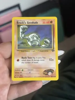 Pokemon TCG - Brock's Geodude 68/132 - Gym Challenge LP - Image 1