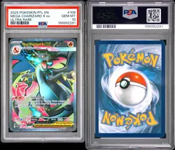 Pokemon Phantasmal Flames Mega Charizard X Ex 109/094 PSA 10 - Image 1