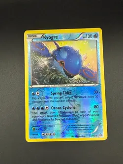 Pokemon Kyogre Reverse Holo Rare XY - Primal Clash 53/160 NM - Image 1