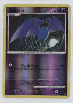 Zubat Reverse Foil Pokemon Platinum Supreme Victors #133 2009 - Image 1
