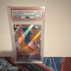 Pokemon TCG 2020 Charizard V SWSH050 SWSH Promo Holo PSA 10 Gem Mint - Image 1