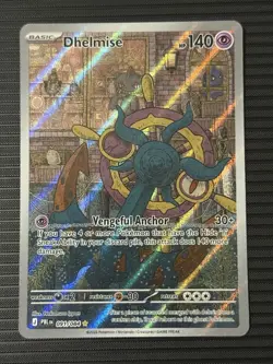 Pokemon TCG Pitch Black Dhelmise 091/084 Illustration Rare NM - Image 1