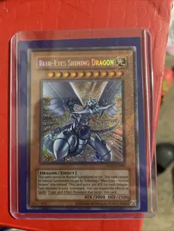 Yu-Gi-Oh! TCG Blue-Eyes Shining Dragon Secret Rare Card RP02-EN096 - Image 1