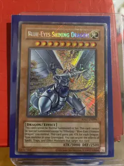 Yu-Gi-Oh! TCG Blue-Eyes Shining Dragon Secret Rare Card RP02-EN096 - Image 2