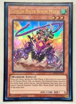 YuGiOh! Goblin Biker Boom Mach MP25-EN154 1st Edition NM - Image 1