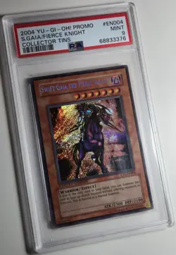 2004 YU-GI-OH! Swift Gaia The Fierce Knight CT1 EN004 Collector Tins PSA 9 - Image 2