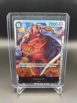 One Piece TCG English OP02-099 Sakazuki SR Foil - Image 1