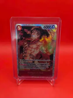 One Piece TCG English ST15-005 Portgas D Ace SR Foil - Image 1