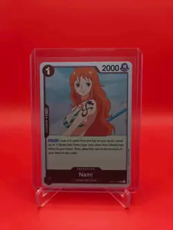 One Piece TCG English OP01-016 Nami R Foil - Image 1
