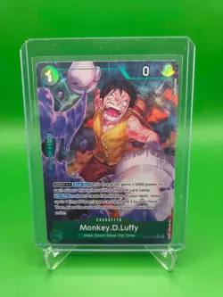 One Piece TCG English OP16-034 Monkey D Luffy Alt Art Parallel - Image 1