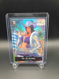 One Piece TCG English OP14-084 Ms. All Sunday Alt Art Parallel - Image 1