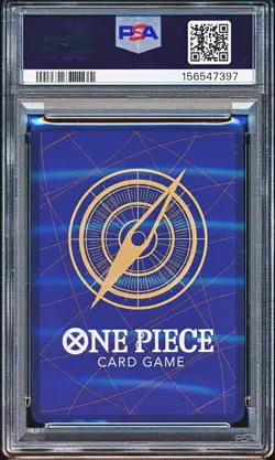 SHANKS ONE PIECE AZURE SEA'S SEVEN OP14-027 ALT ART FOIL PSA 10 GEM MINT - Image 2