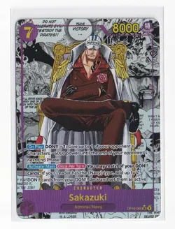 Sakazuki OP16-065 Manga Alt Art SR One Piece TCG The Time of Battle English MINT - Image 1