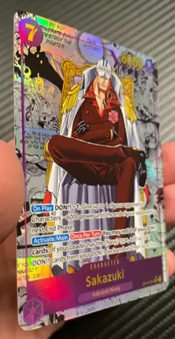 Sakazuki OP16-065 Manga Alt Art SR One Piece TCG The Time of Battle English MINT - Image 5