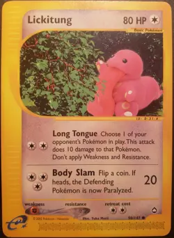 Pokemon Aquapolis - 4 Card Lot - Rare Vintage 2003 - LP - Non Holo - Image 5