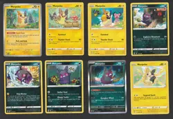 Morpeko Pokemon Card Collection Set of 8 English Cards Sun & Moon SV with Holo - Image 1