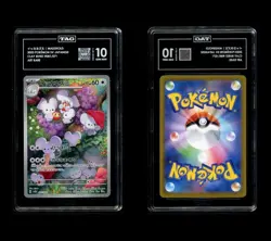 Maushold AR 081/071 sv2D Clay Burst 2023 Pokemon Card Japanese TAG 10 - Image 1