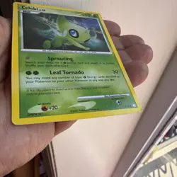 Pokemon TCG Card Celebi 7/123 Holo Rare Mysterious Treasures Pokemon - Image 3