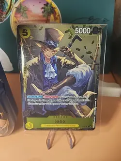 One Piece CCG Tin Promo Card Set Sabo EMPTY TIN / SEALED PROMO CARD / NO PACKS - Image 4
