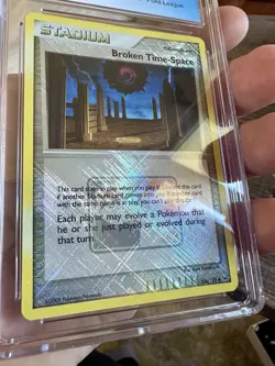 Broken Time Space Stadium Cross Holo Platinum 104/127 Pokemon League CGC 9 Mint - Image 2