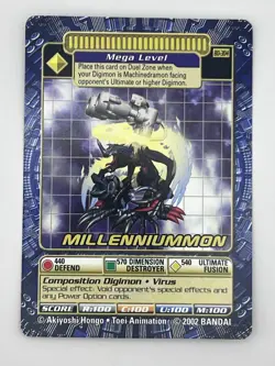 Digimon Digi-battle card game Series 6 - Milleniummon BO-304 - Image 1