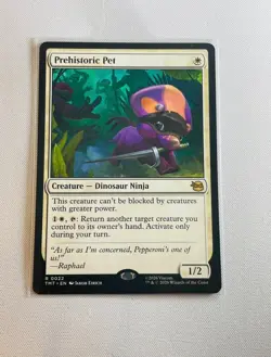 Prehistoric Pet 0022 (R) MTG Teenage Mutant Ninja Turtles (TMT) NM Regular - Image 1