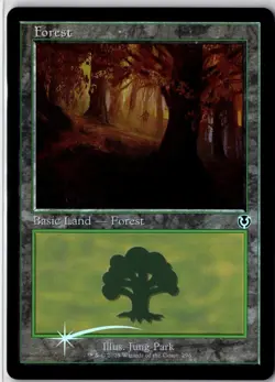 Forest #0296 - (FOIL) Retro Frame (INR) Innistrad Remastered - Image 1