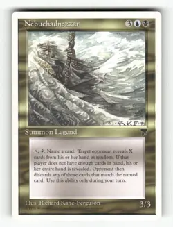 Nebuchadnezzar NM R MTG Magic Chronicles - Image 1