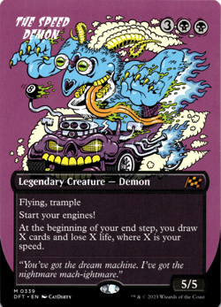 The Speed Demon Showcase NM MTG - Image 1