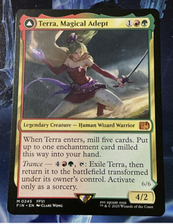Terra, Magical Adept / Esper Final Fantasy Regular Mythic M/NM 0245 MTG - Image 1