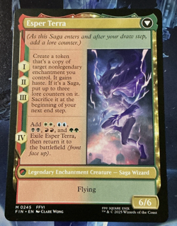 Terra, Magical Adept / Esper Final Fantasy Regular Mythic M/NM 0245 MTG - Image 2