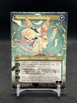 MTG Magic the Gathering Tamiyo Inquisitive Student Borderless Pro Tour Promo - Image 2